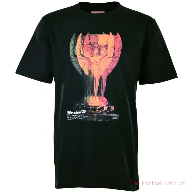 Pennarello: World Cup - Mexico 1970 T-Shirt - Black-unisoccer store