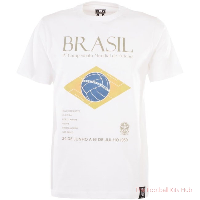 Pennarello: World Cup - Brazil 1950 T-Shirt - White-unisoccer store