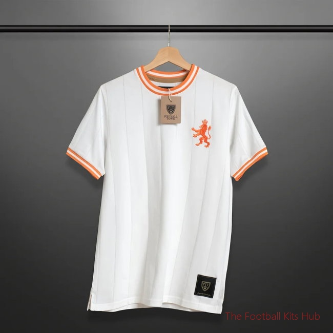 Vintage Holland De Leeuw White Soccer Jersey-unisoccer store
