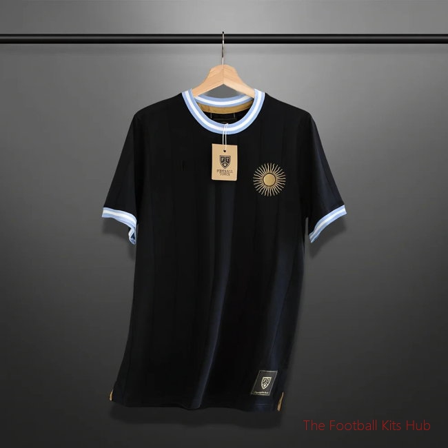 Vintage Argentina El Sol Negro Away Soccer Jersey-unisoccer store