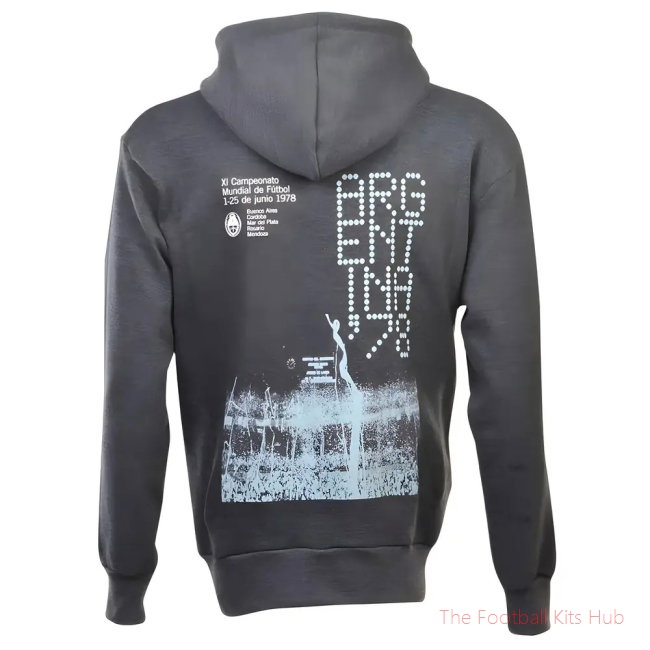 Pennarello: World Cup Argentina 1978 Zipped Hoodie -Charcoal-unisoccer store