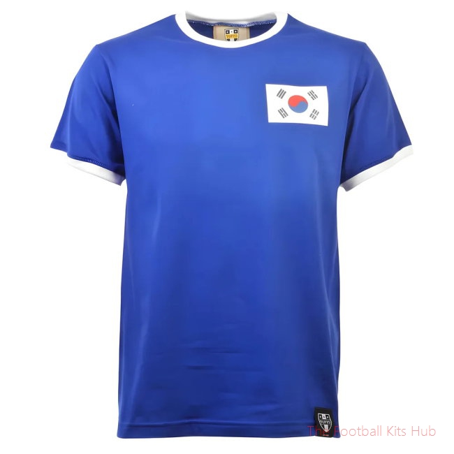 South Korea 12th ManT-Shirt - Royal/White Ringer-unisoccer store