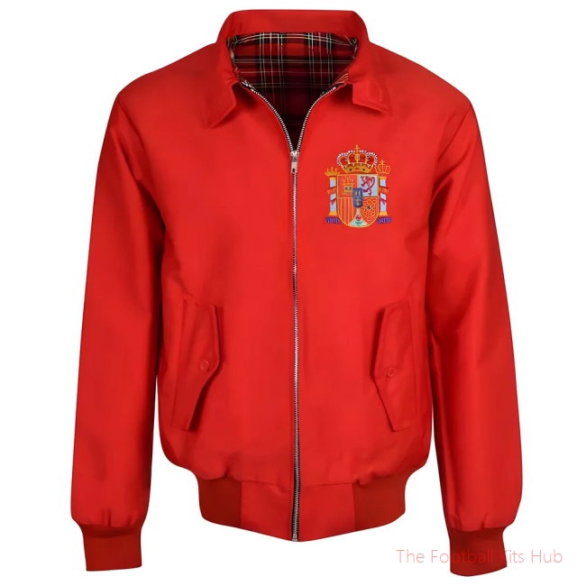 Spain Red Harrington Jacket-unisoccer store