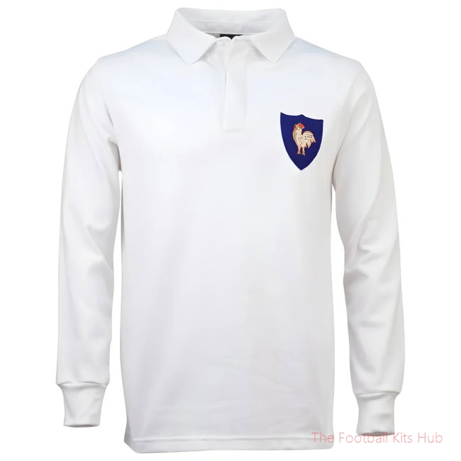 France 1972 Away Vintage Rugby Shirt-unisoccer store