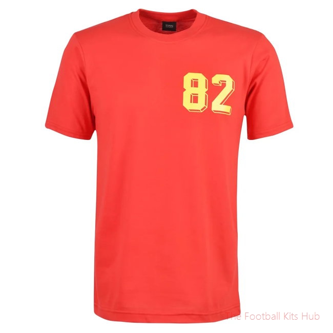 Spain 1982 World Cup T-Shirt-unisoccer store