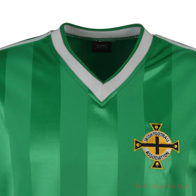 Northern Ireland 1984 Polyester Retro Football Shirt-unisoccer store