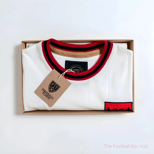 Vintage Albania White Shqiponjë Soccer Shirt-unisoccer store