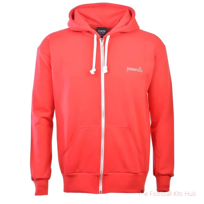 Pennarello: World Cup England '66 Zipped Hoodie - Red-unisoccer store