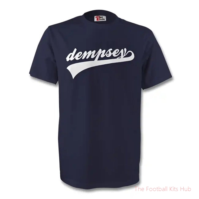 Clint Dempsey Usa Signature Tee (navy) - Kids-unisoccer store