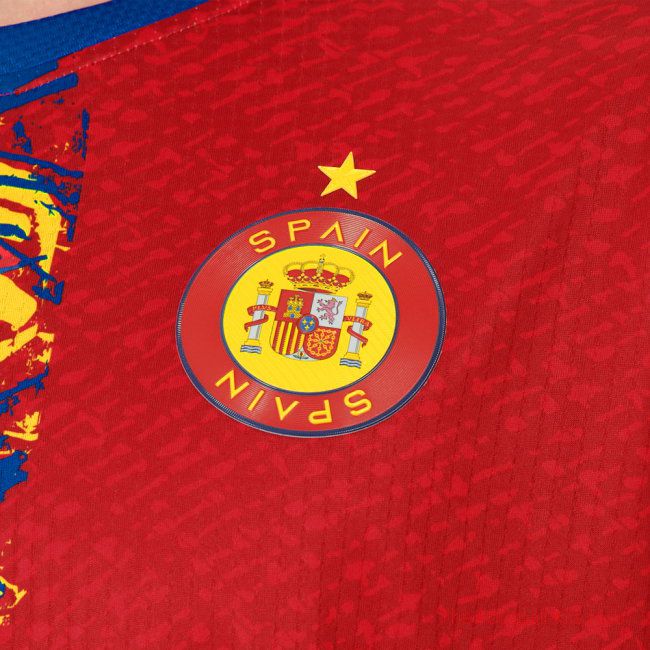 Spain Legacy Football Jersey Red (Wolvate) Adult Short Sleeve-unisoccer store