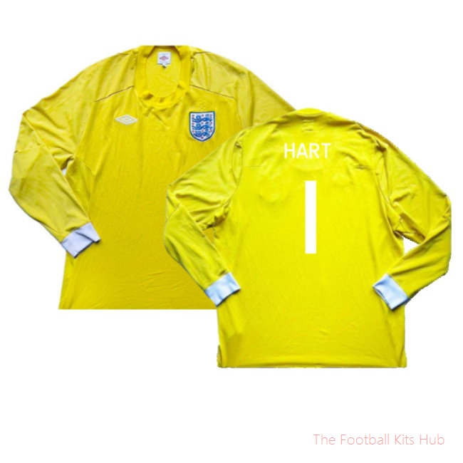 England 2010-11 Goalkeeper Home Shirt (M) #1 (Excellent) (HART 1)-unisoccer store