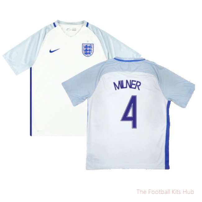 England 2016-18 Home (L) Barkley #19 (Excellent) (Milner 4)-unisoccer store