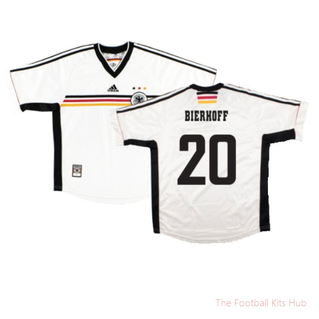 Germany 1998-00 Home Shirt (2XL) (Very Good) (Bierhoff 20)-unisoccer store