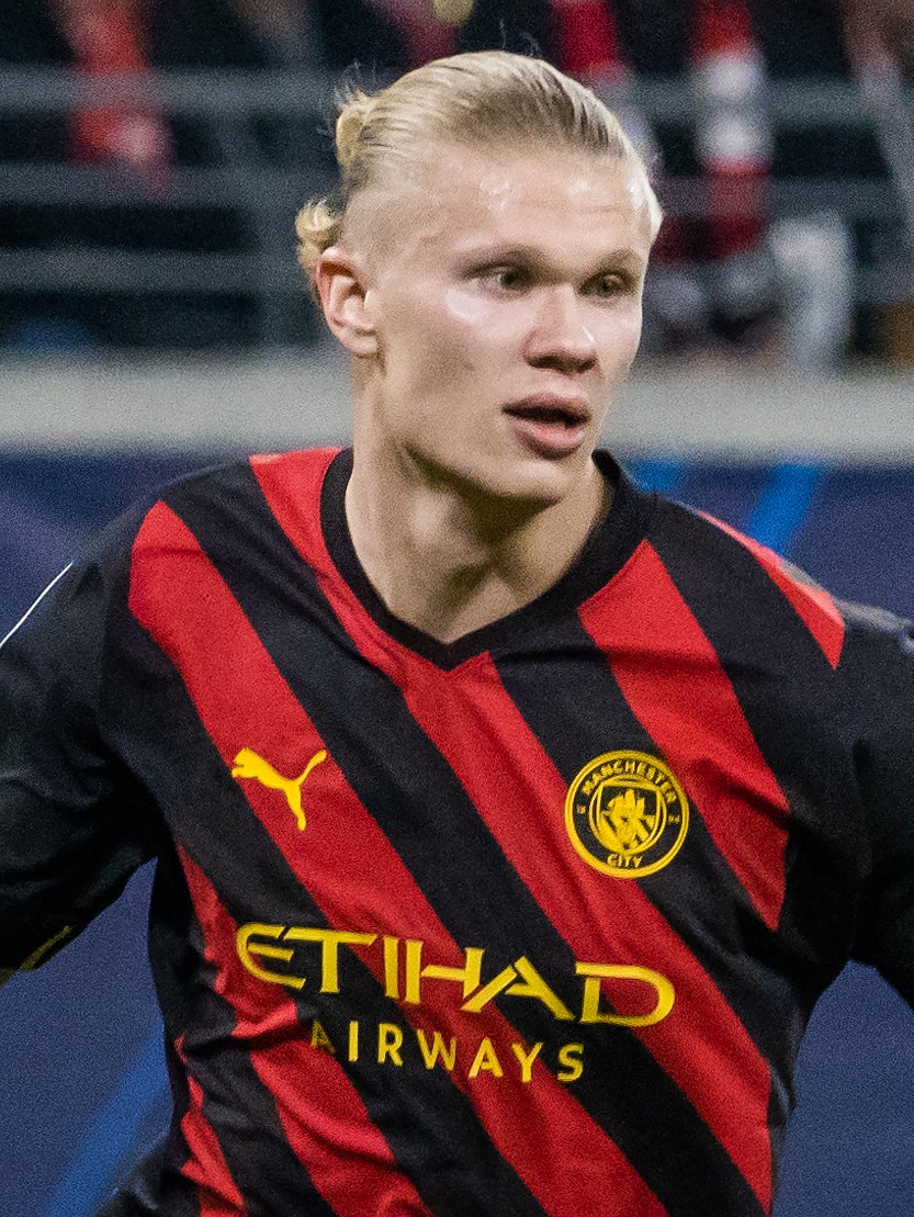 Erling Haaland tribute portrait