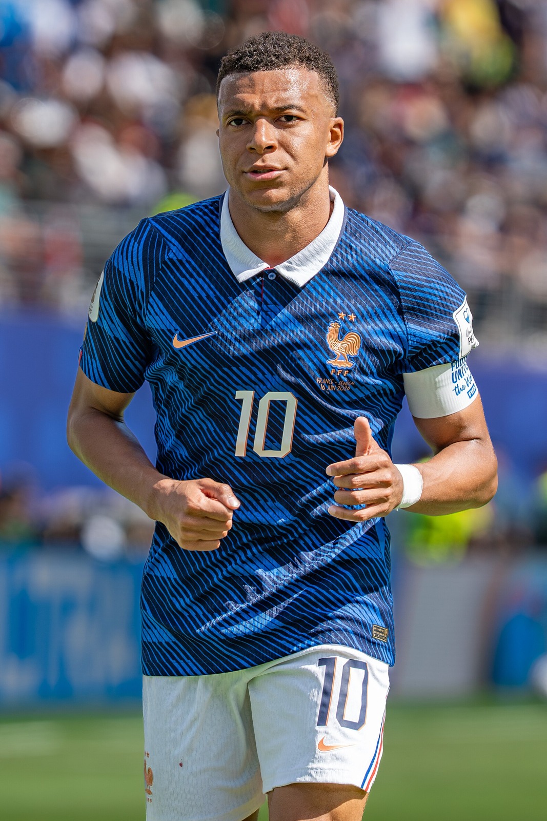 Kylian Mbappe tribute portrait
