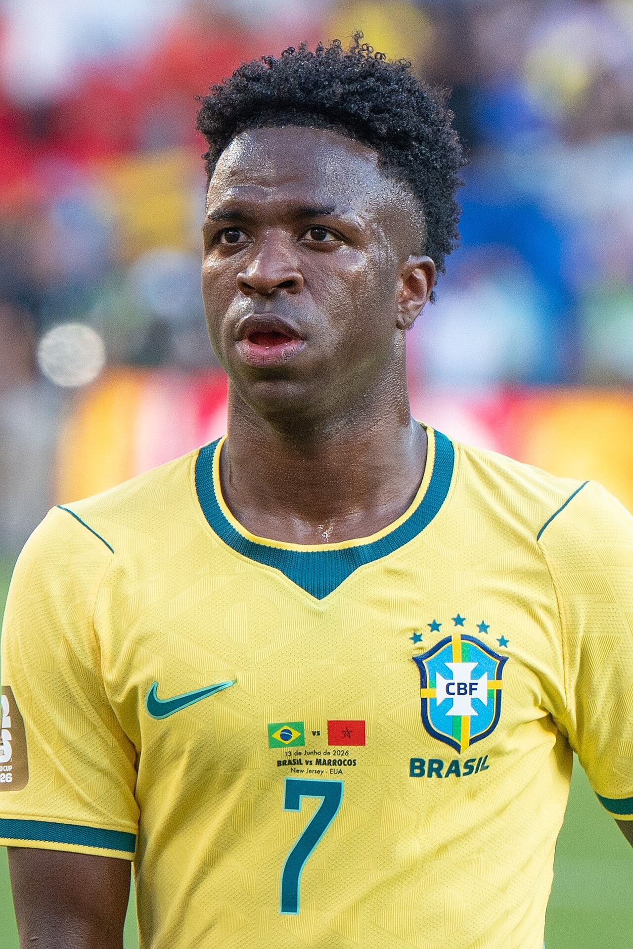 Vinicius Junior tribute portrait