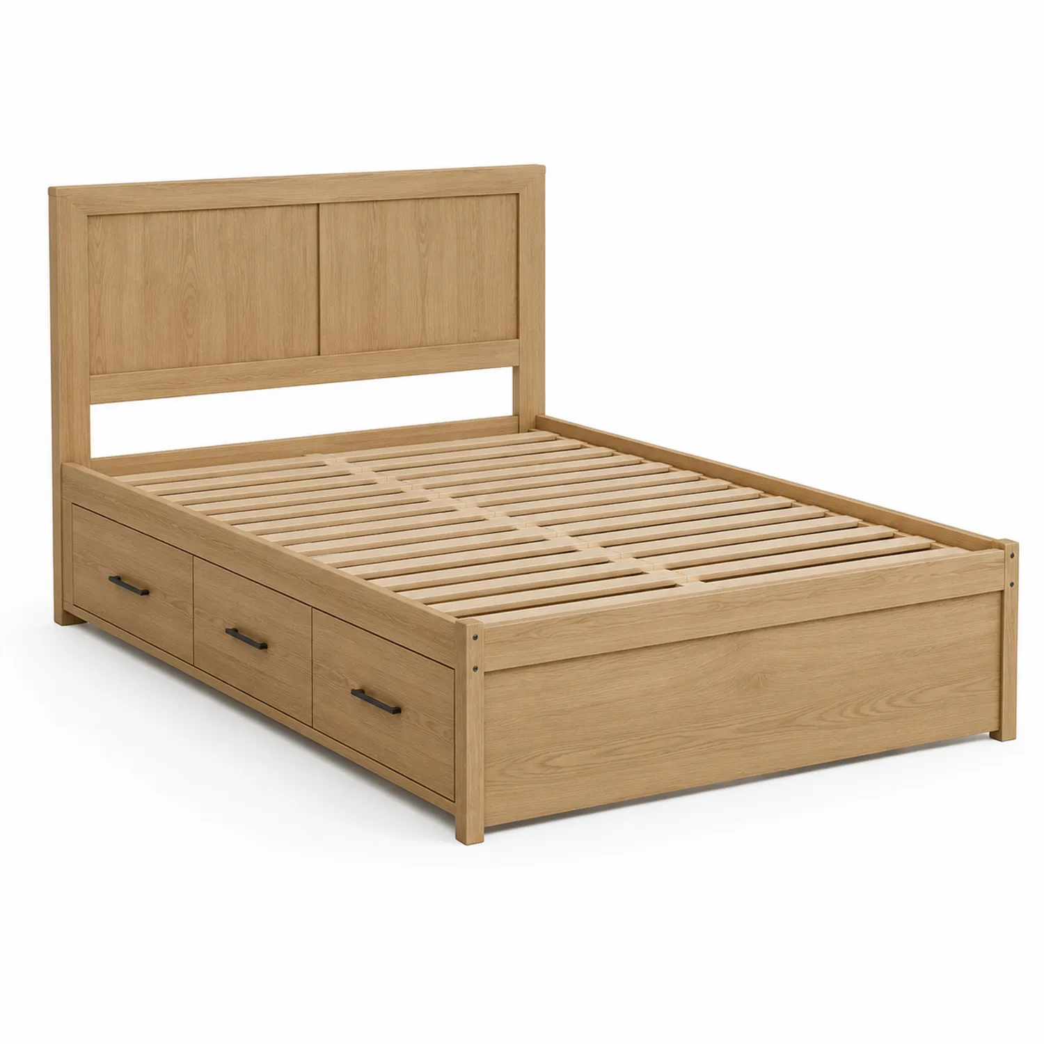 Holzbett mit Schubladen 200x160 cm