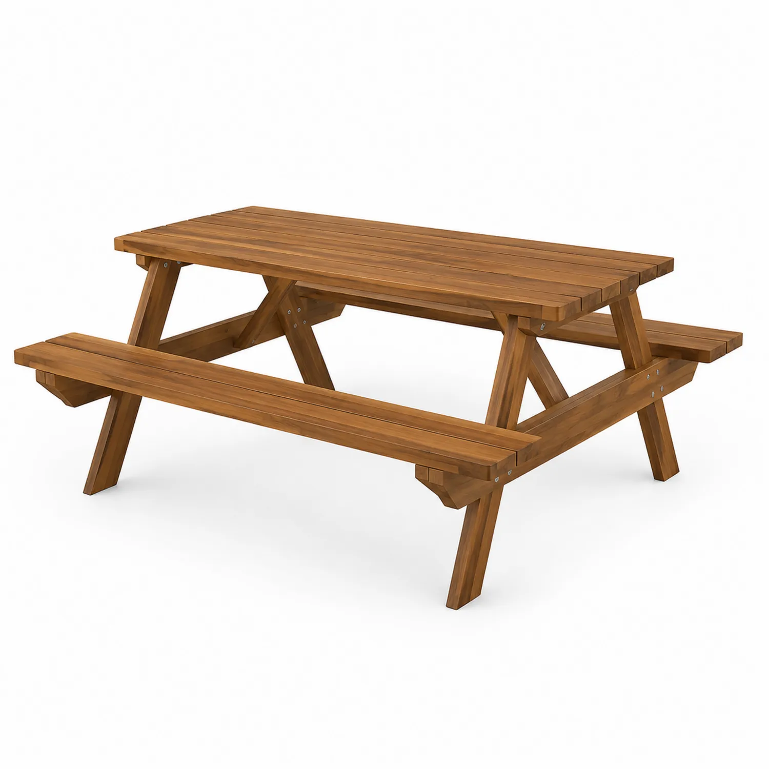 Picknicktisch aus Holz 150x135x75 cm