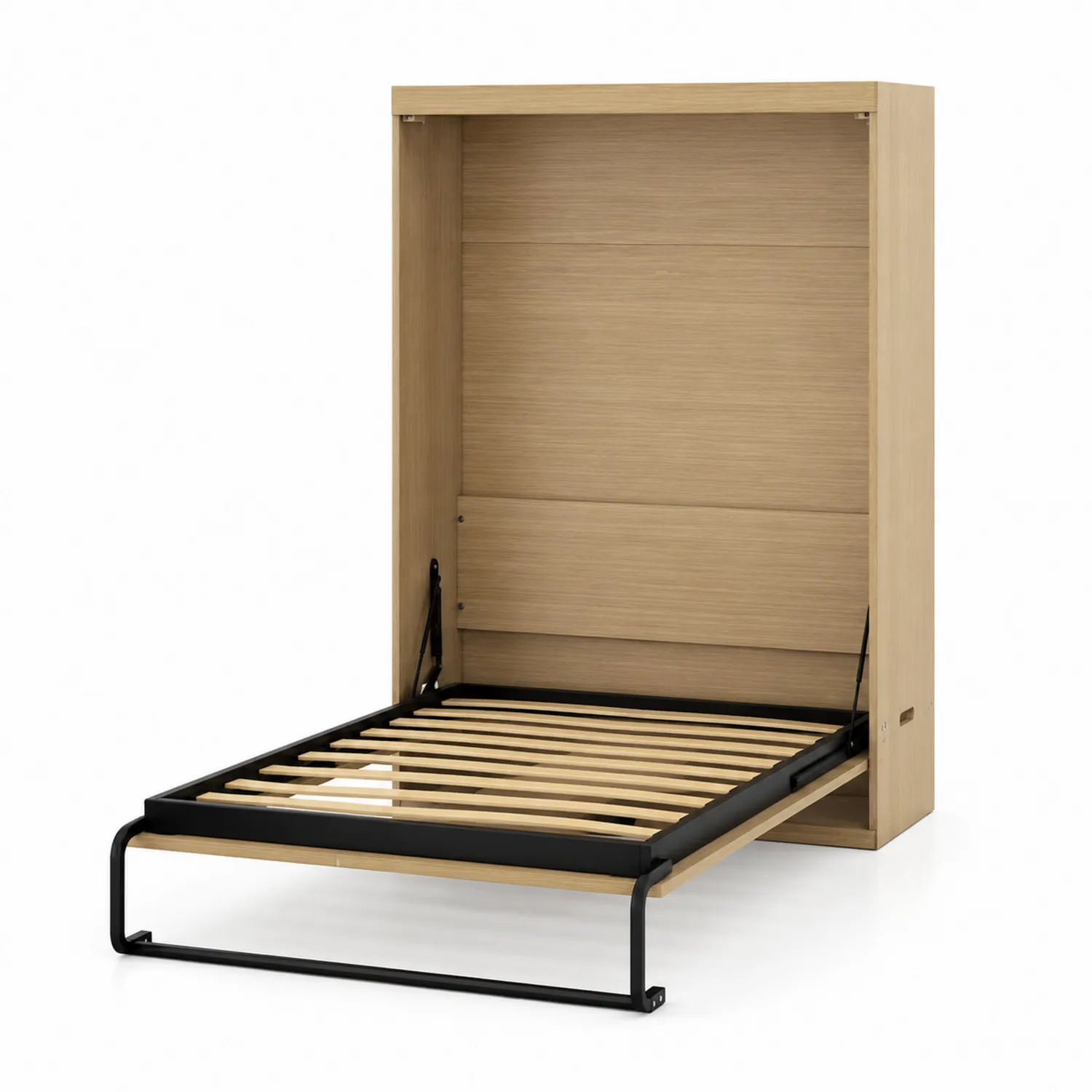 Klappbett Holz Metall Natur 200x90 cm