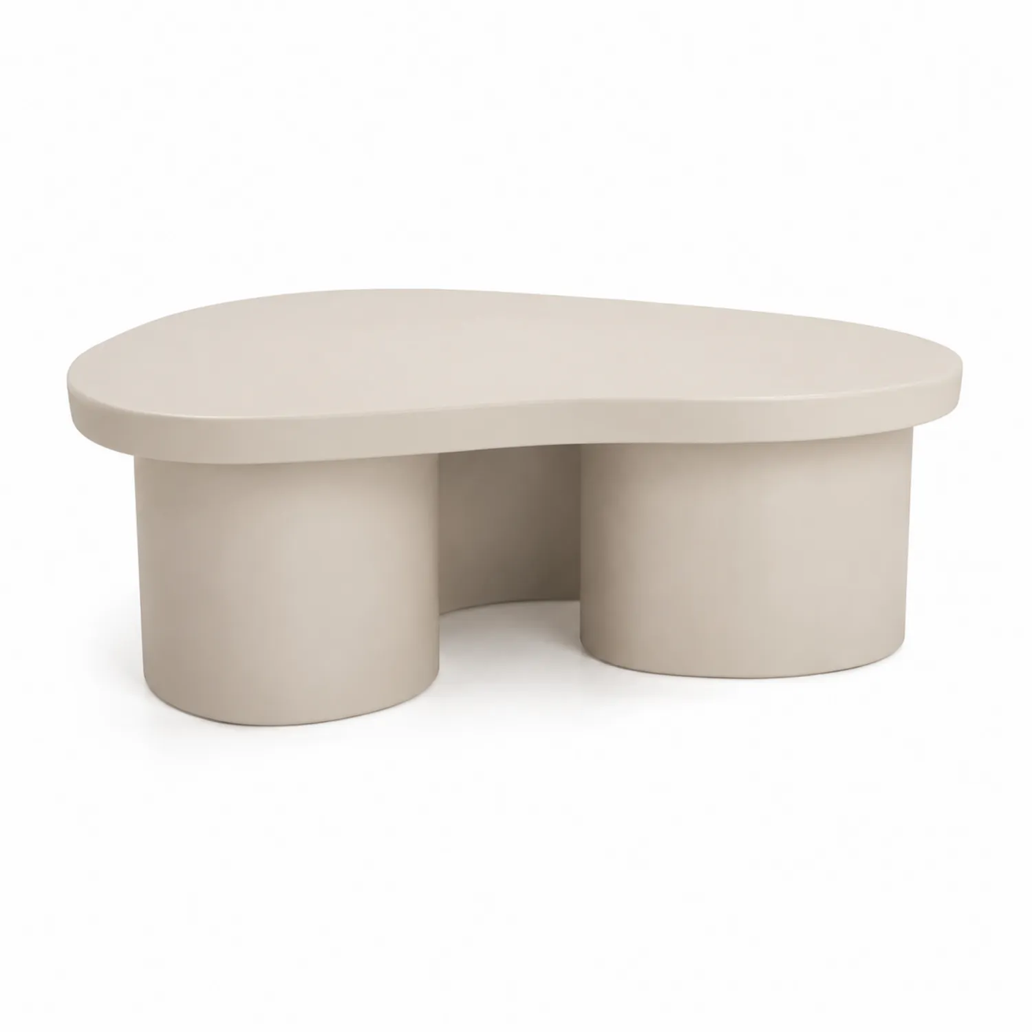 Kaffeetisch aus Holzwerkstoff in Beige