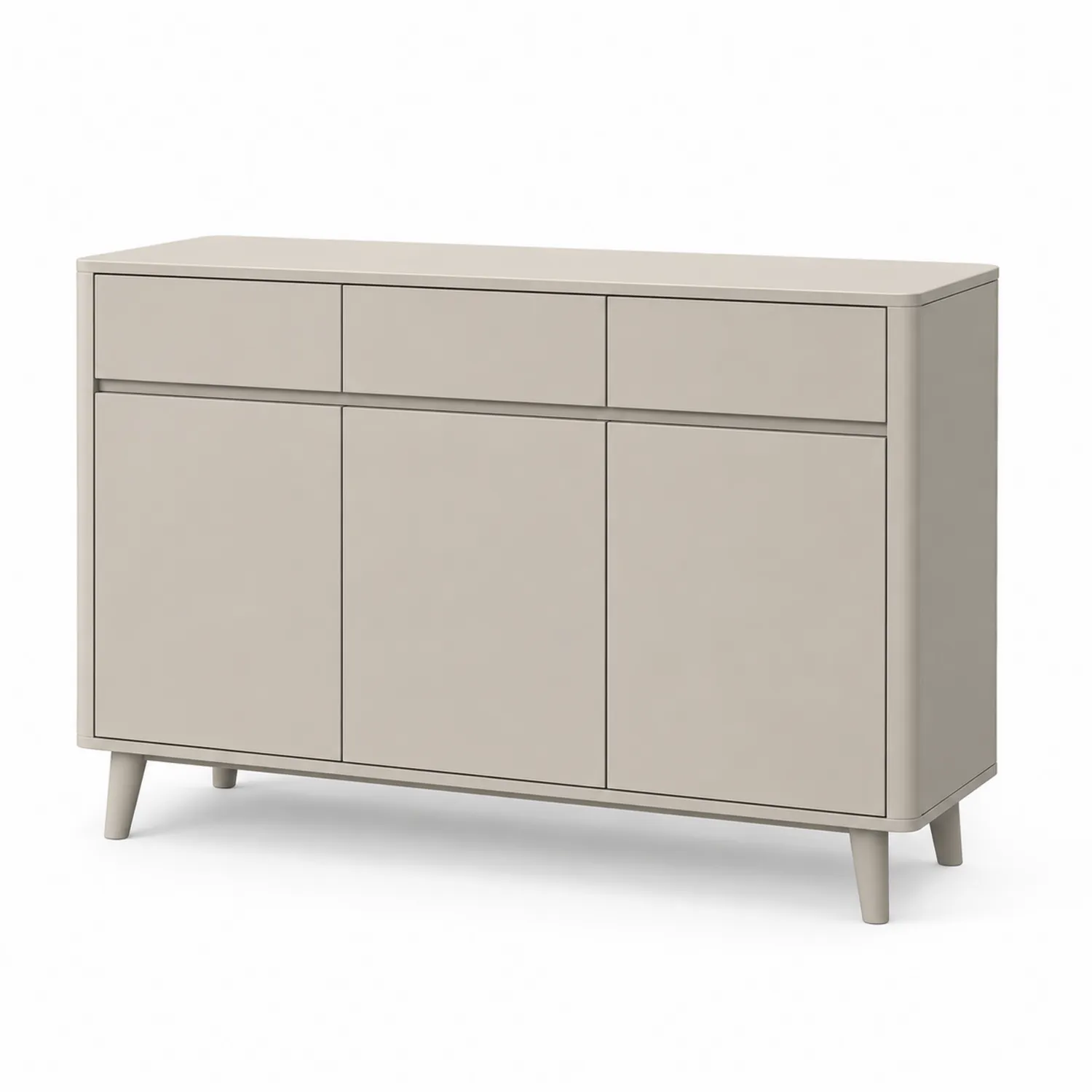 Sideboard MDF Beige 120x40x80 cm