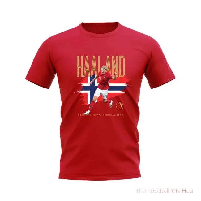 Norway #9 Haaland Jersey - Bottom Hem Detail