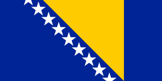 Bosnia Herzegovina national flag