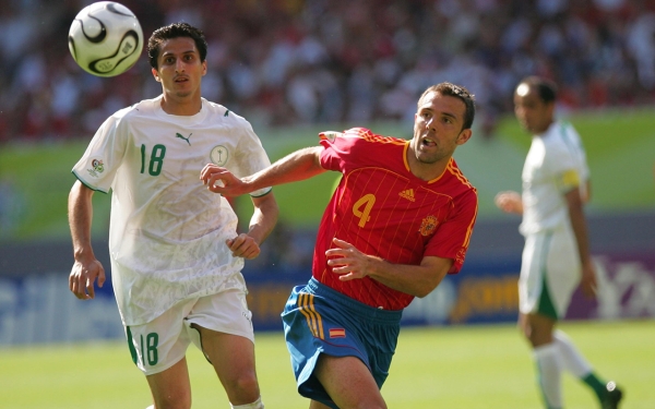 Spain vs Saudi Arabia match action