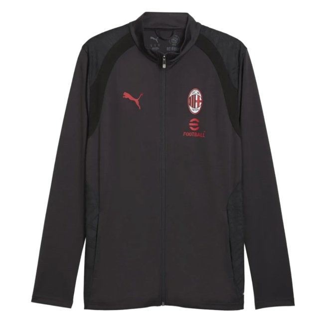 2026-2027 AC Milan Training Jacket (Flat Dark Gray)-Premium Soccer Jerseys for Fans Worldwide