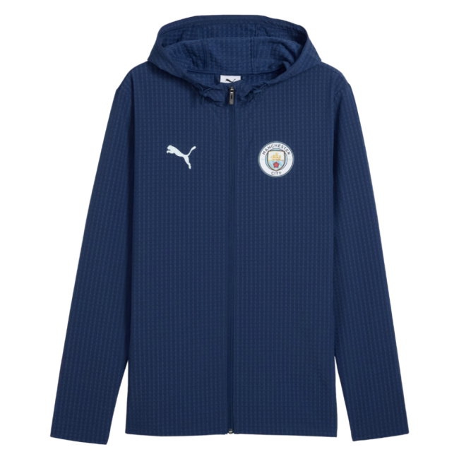2026-2027 Man City Training Softshell Jacket (Blue Jewel)-Premium Soccer Jerseys for Fans Worldwide
