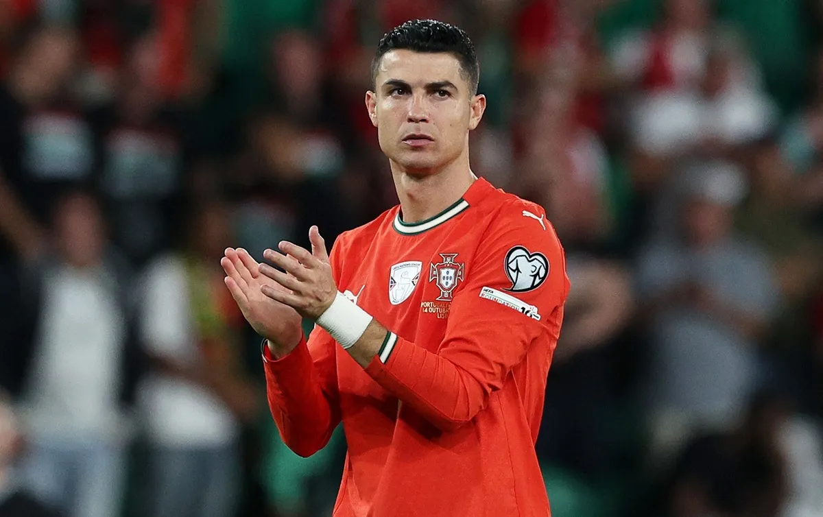 Cristiano Ronaldo in action