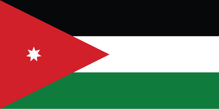 Jordan national flag