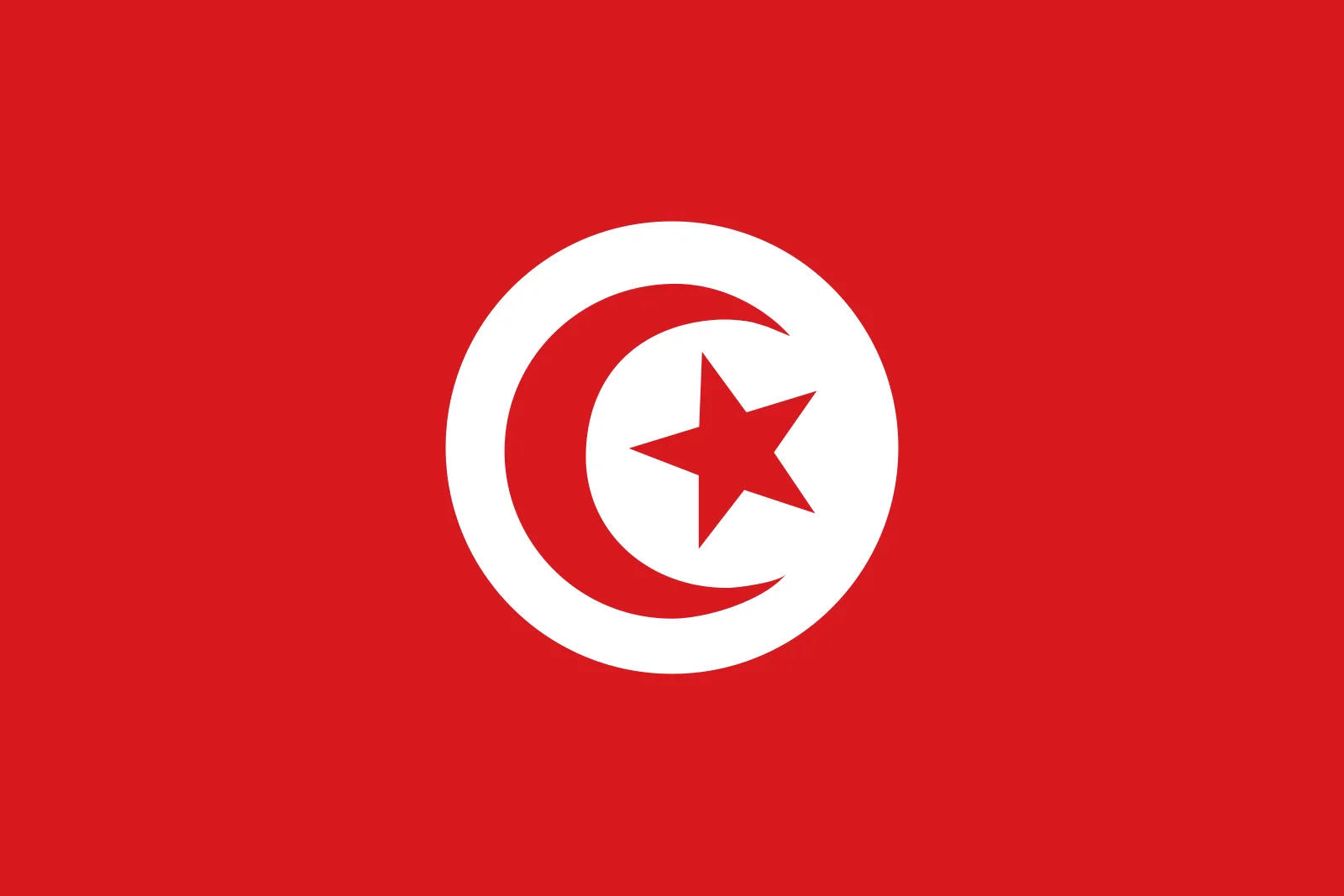 Tunisia national flag