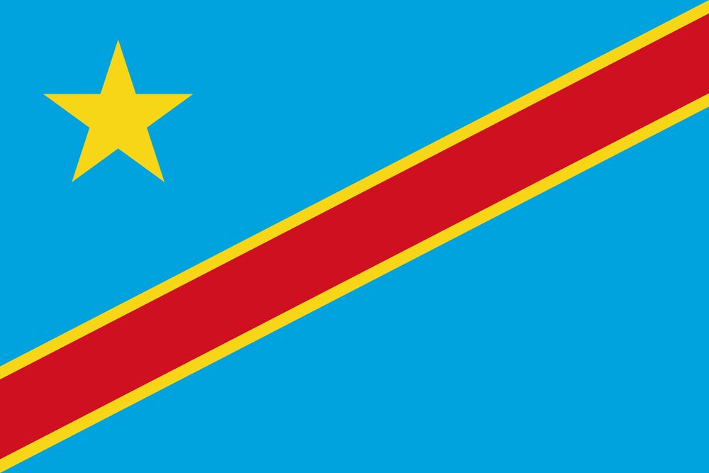 DR Congo Flag