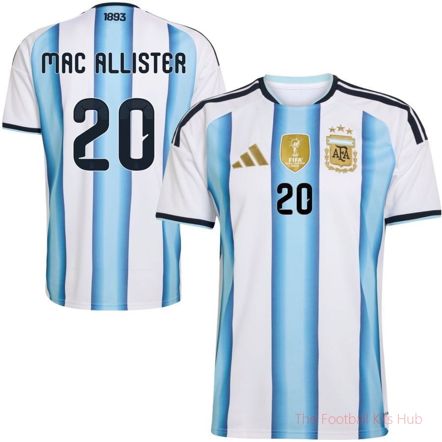 Argentina Home Soccer Jersey Argentina Home Shirt World Cup 2026-Premium Soccer Jerseys for Fans Worldwide