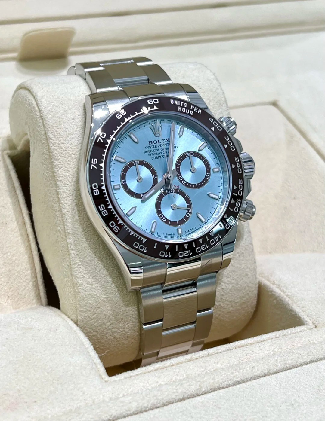 Rolex Oyster Perpetual Cosmograph Daytona Unisex-Uhr aus Platin und Keramik