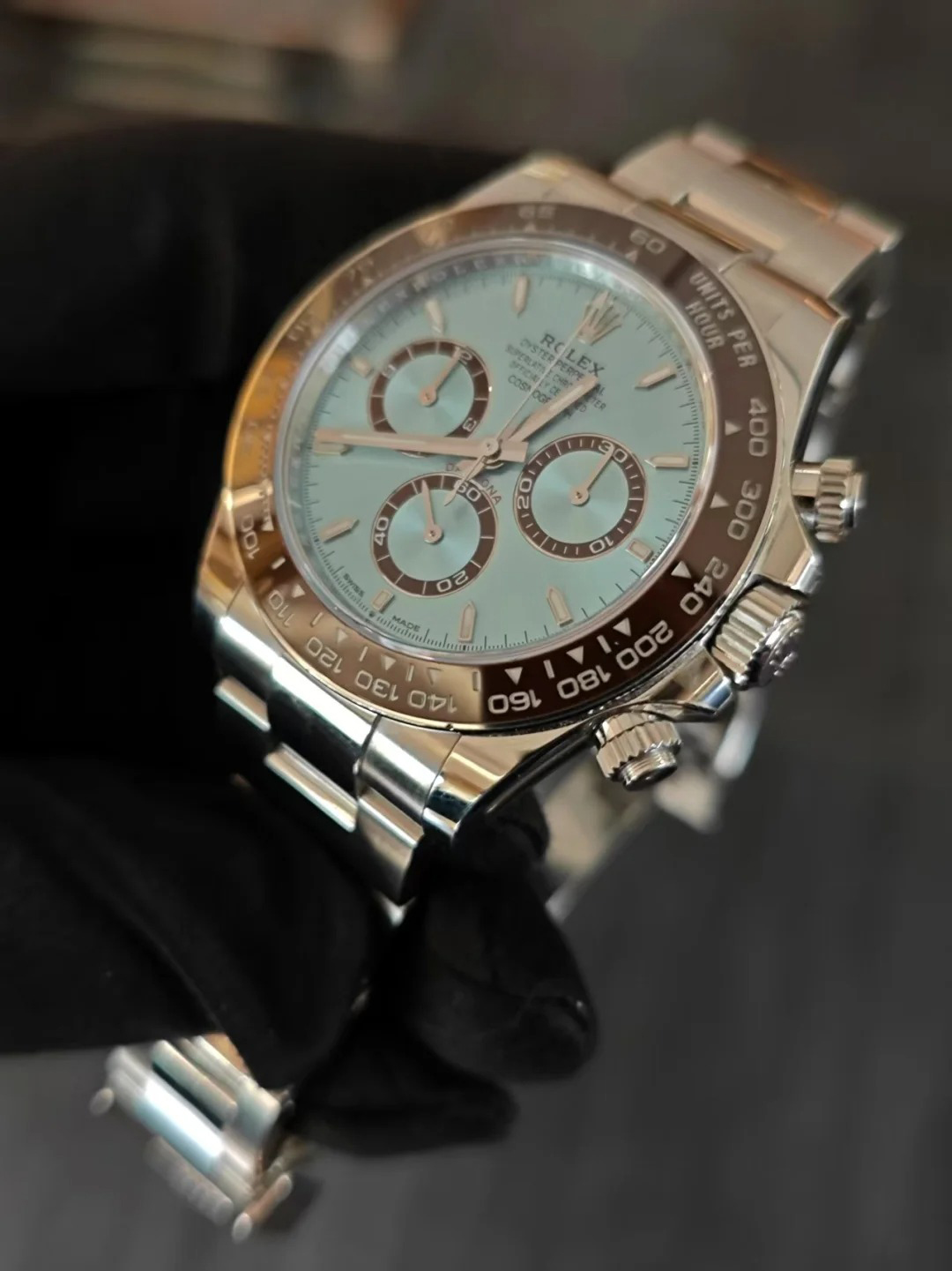 Rolex Oyster Perpetual Cosmograph Daytona Unisex-Uhr aus Platin und Keramik