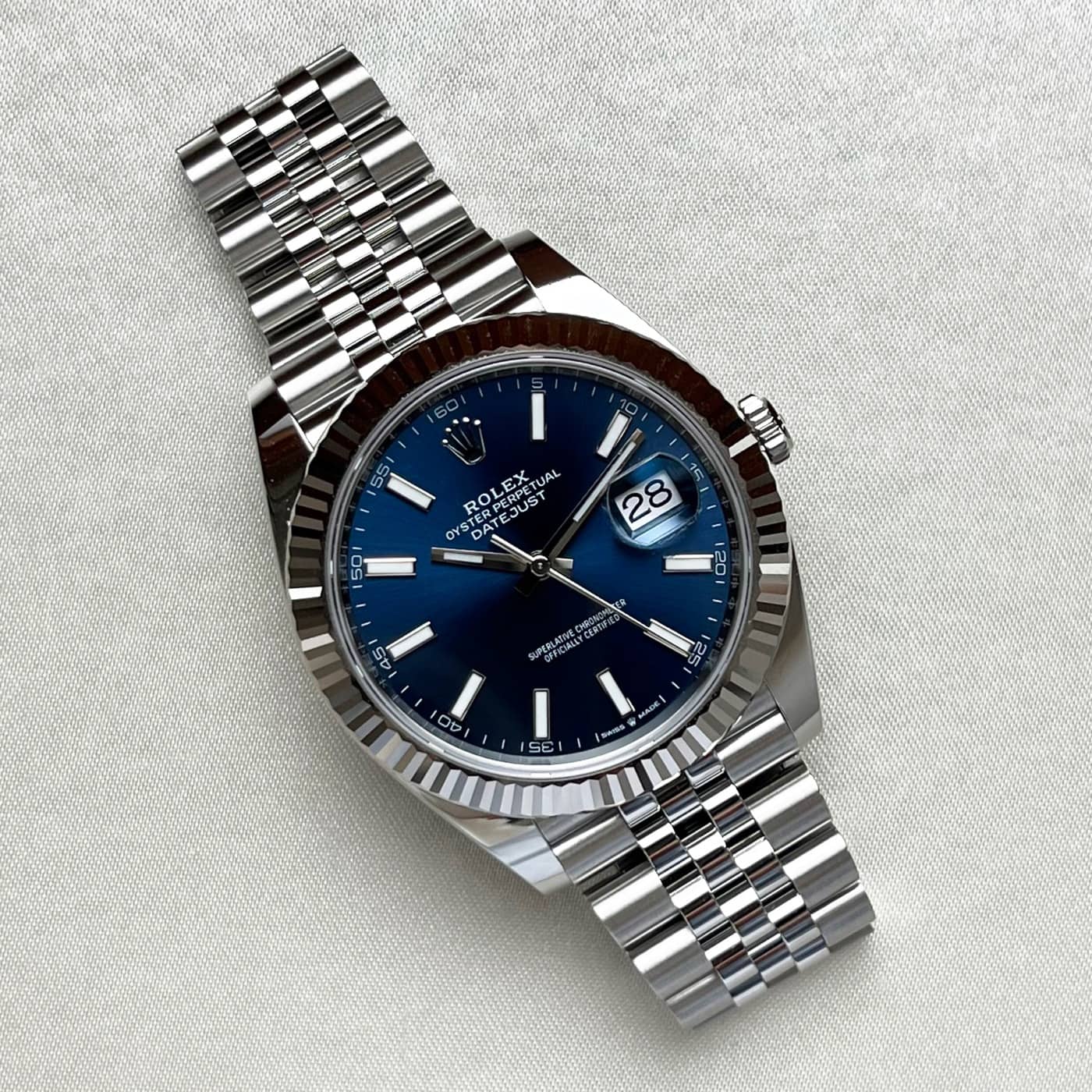 Rolex Datejust 41 M126334-0022 – 41 mm Luxus Uhr aus Oystersteel & Weißgold