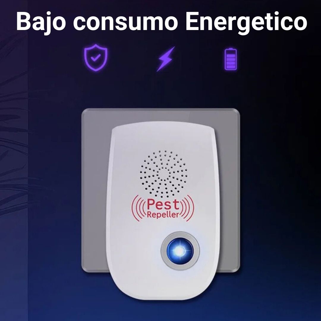 Repelente Ultrasónico elimina eficazmente zancudos y plagas