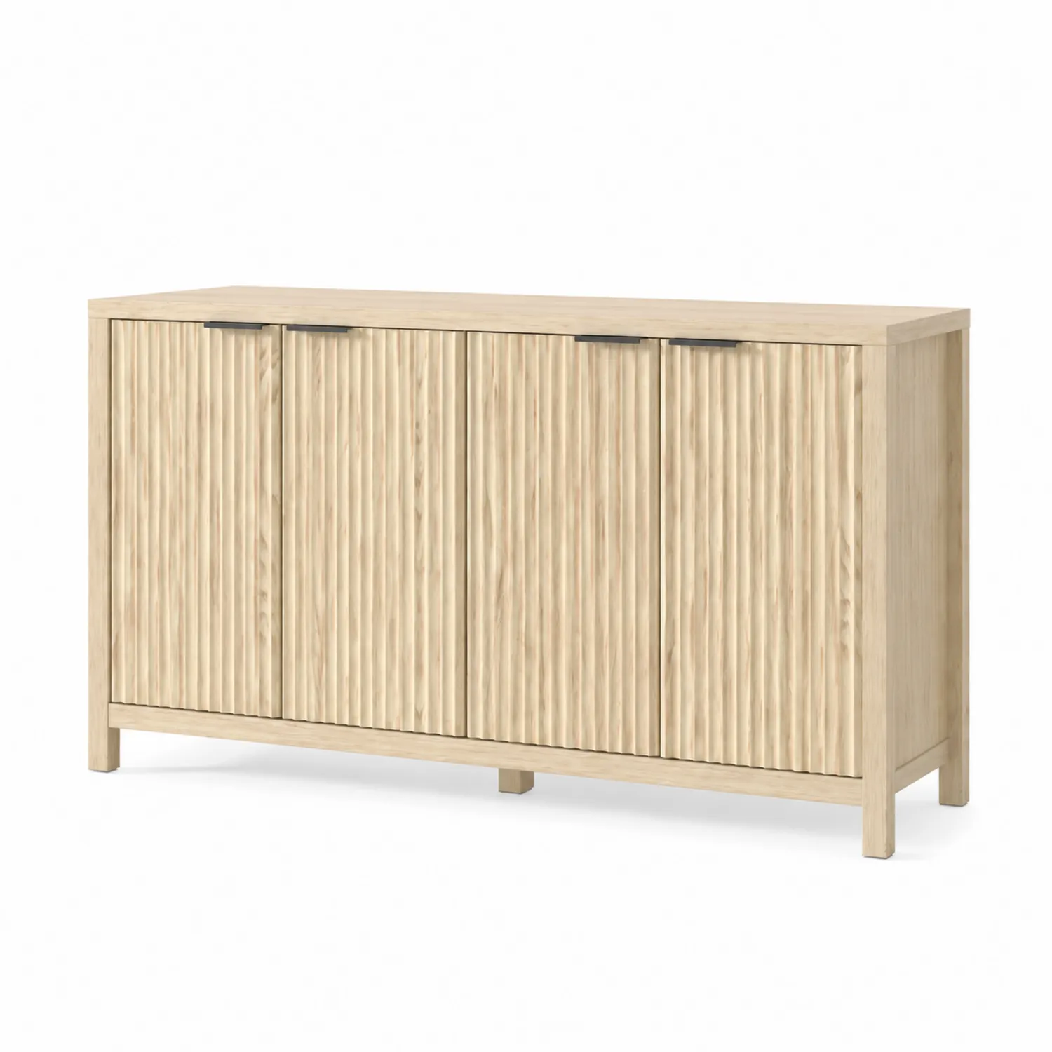 Credenza in Legno di Pino con 4 Ante-Velwooda