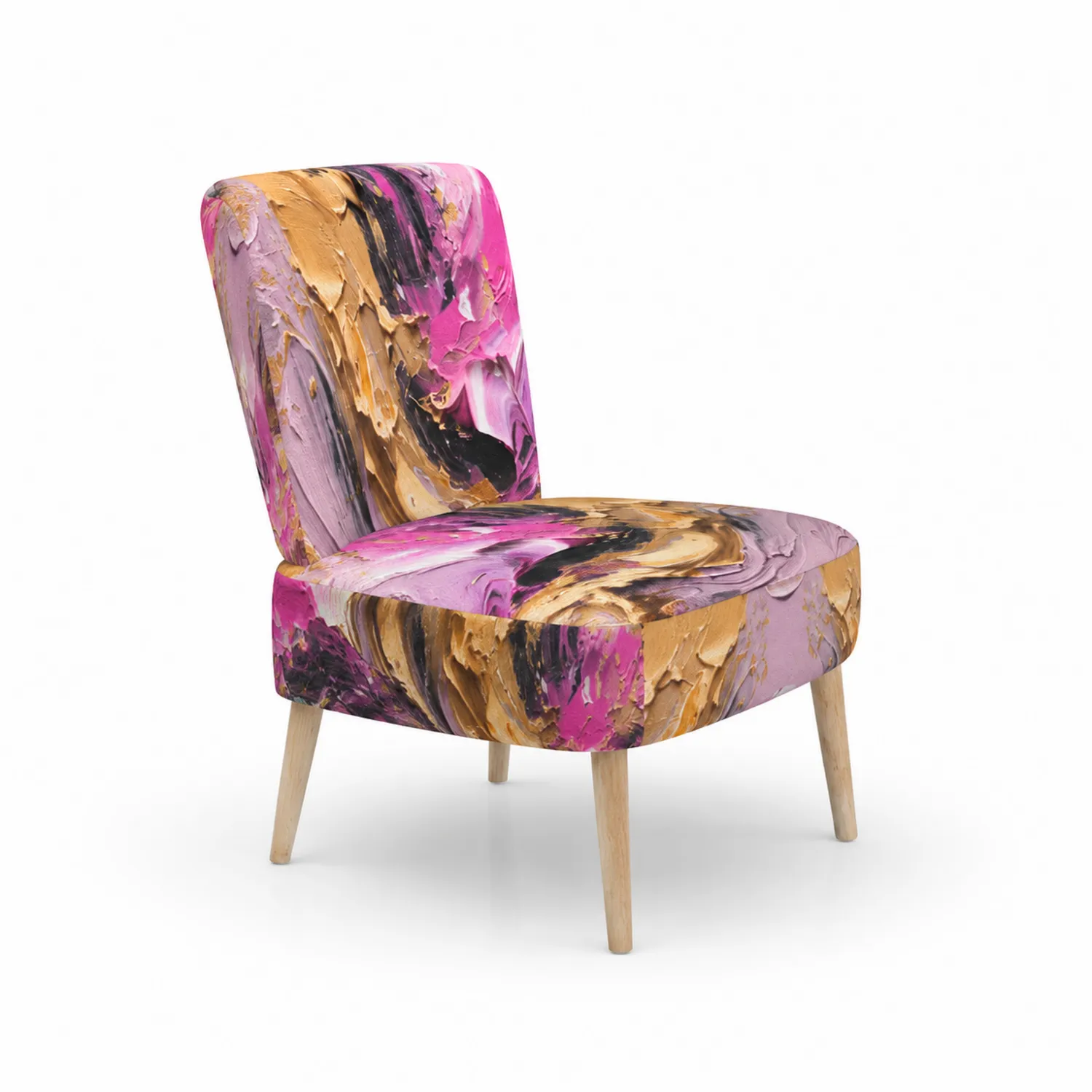 Poltrona in tessuto multicolore-Velwooda