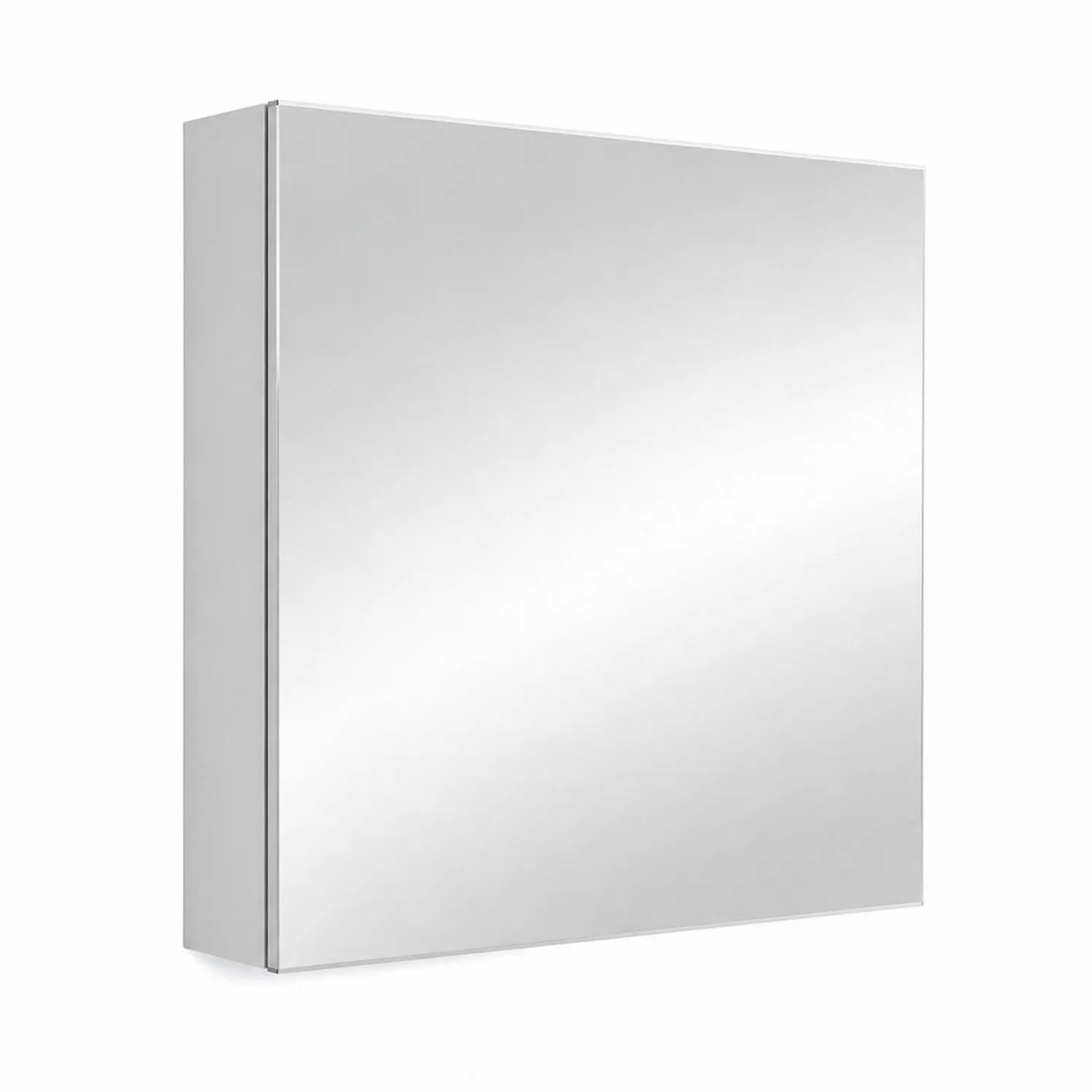 Specchio da Bagno con Contenitore in MDF e Vetro-Velwooda