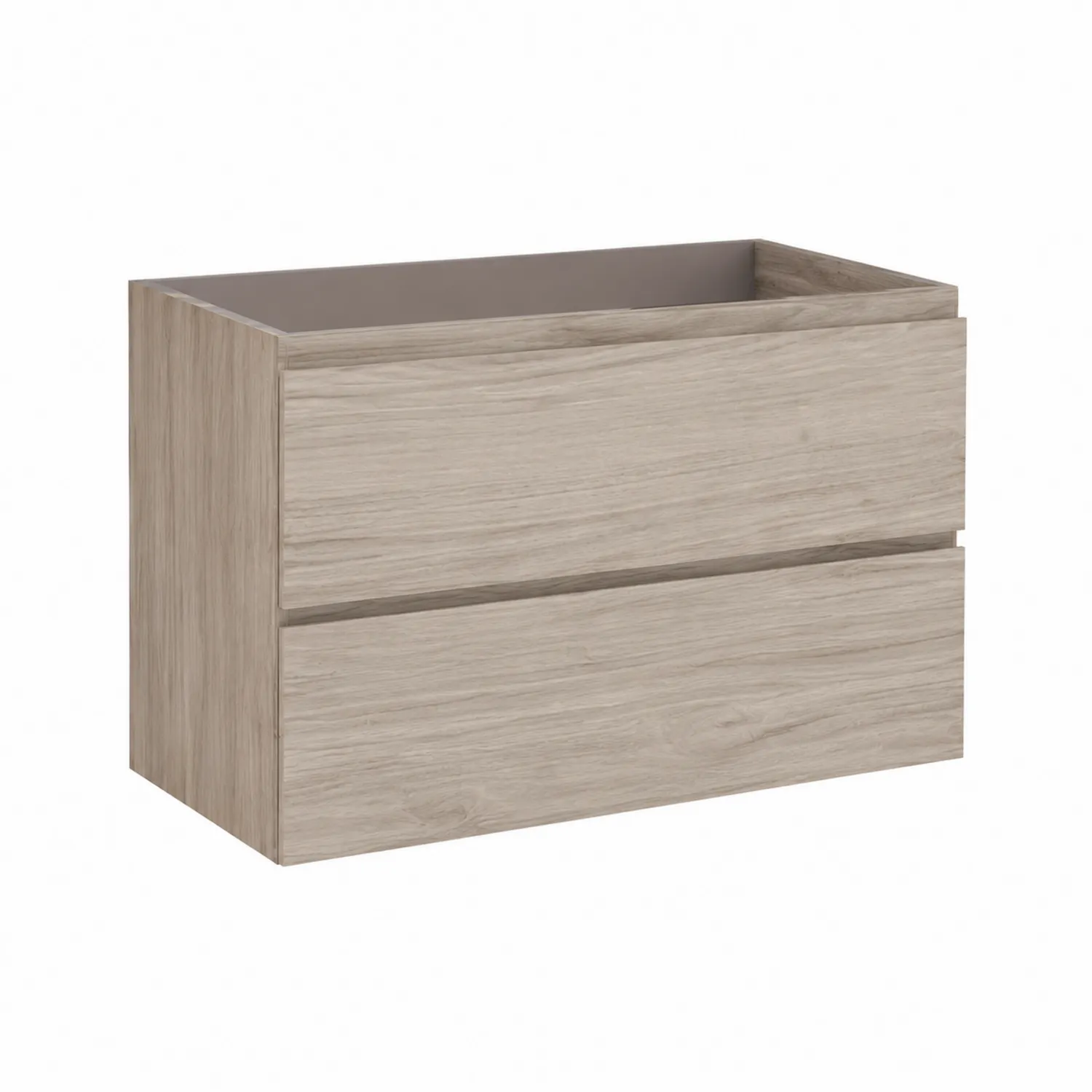 Mobile sotto lavabo in legno di rovere 80x45x60 cm-Velwooda