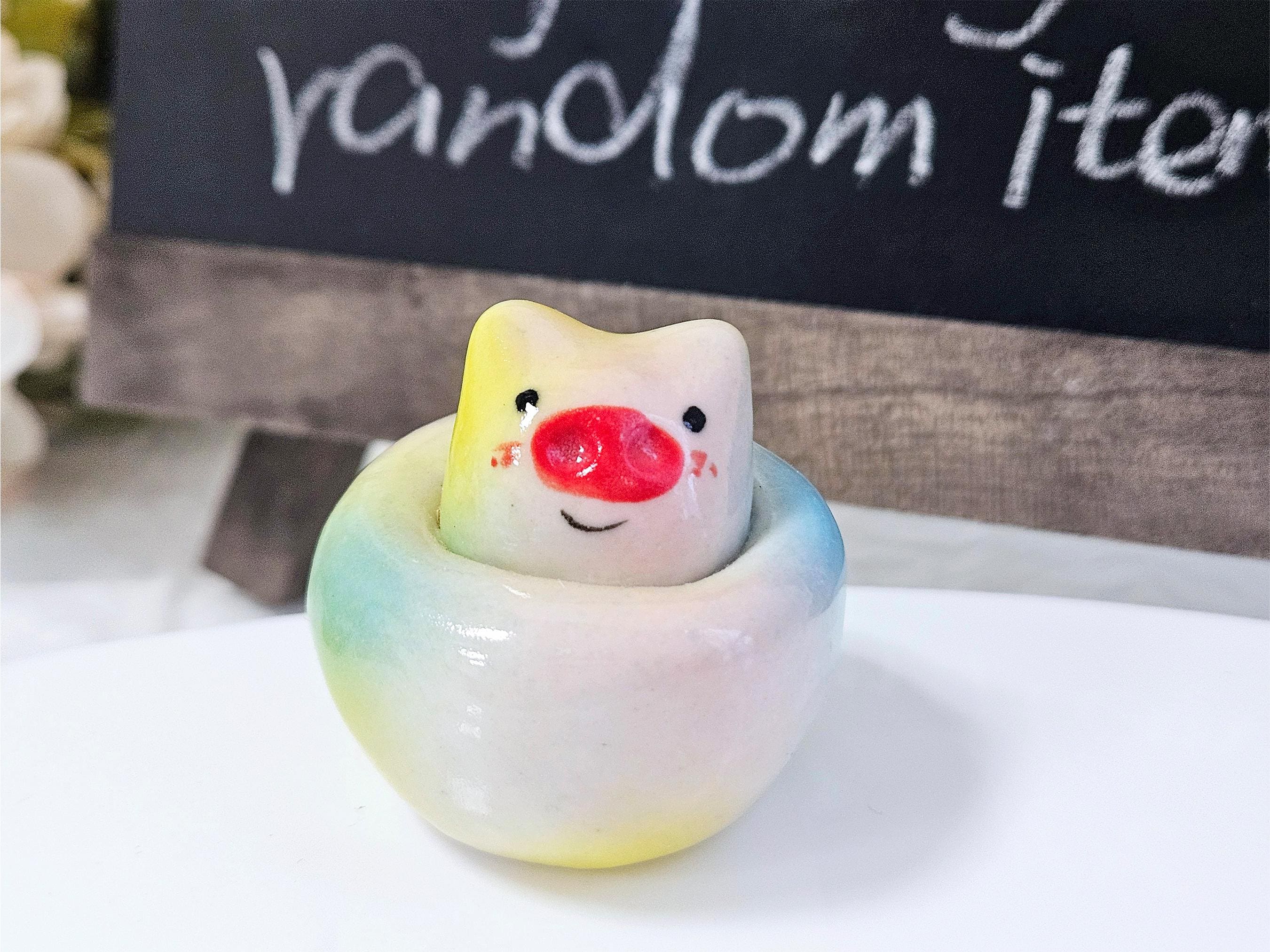 Mini Ceramic Character‑Style Fridge Magnets for Kitchen and Home Display