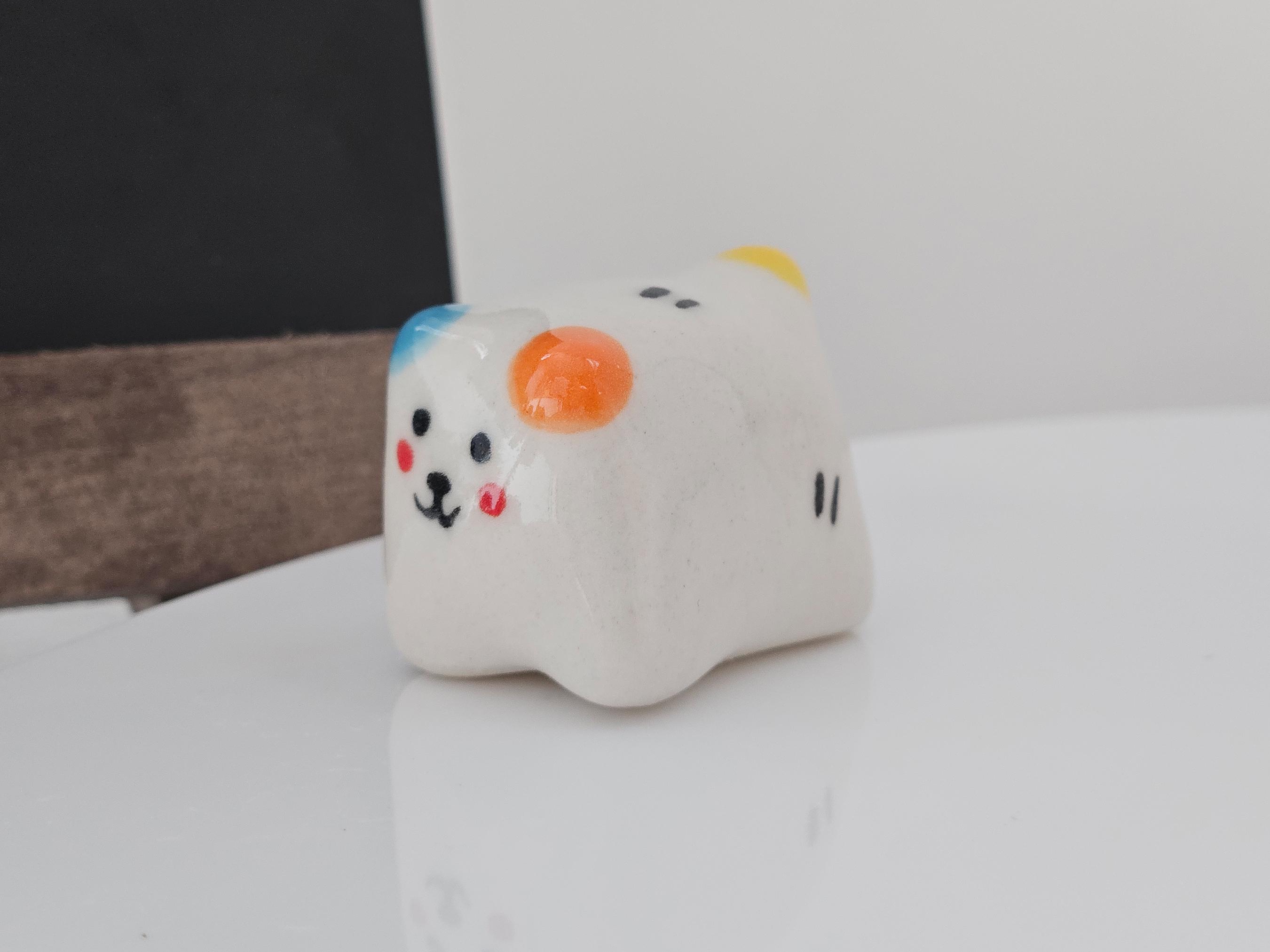 Ceramic Animal Figurines Hand‑Painted Decorative Sculptures for Home Desk Display