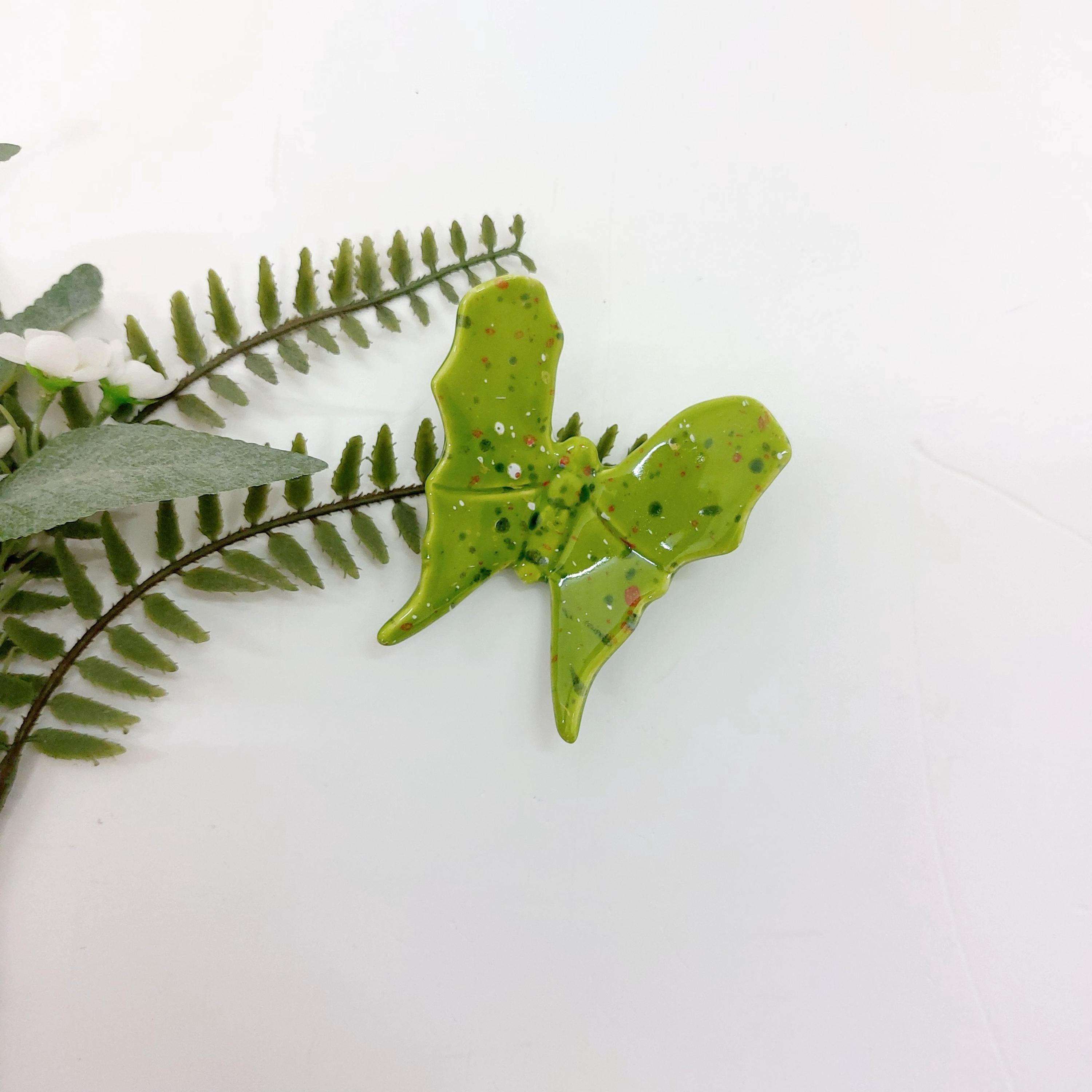 Ceramic Butterfly Wall Hanging, Home Wall Accent Decor