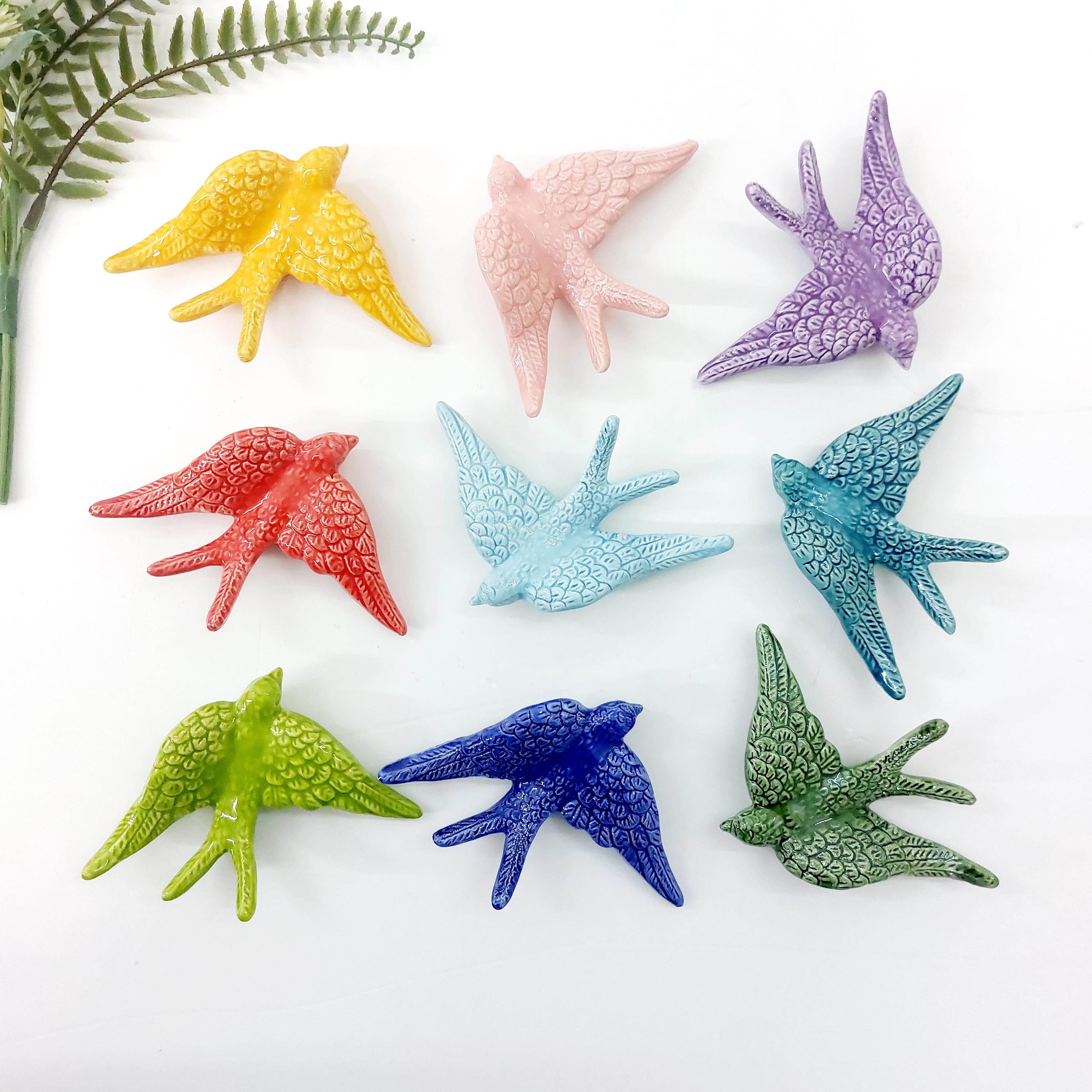 Ceramic Swallow Wall Decor, Home Decorative Ornament