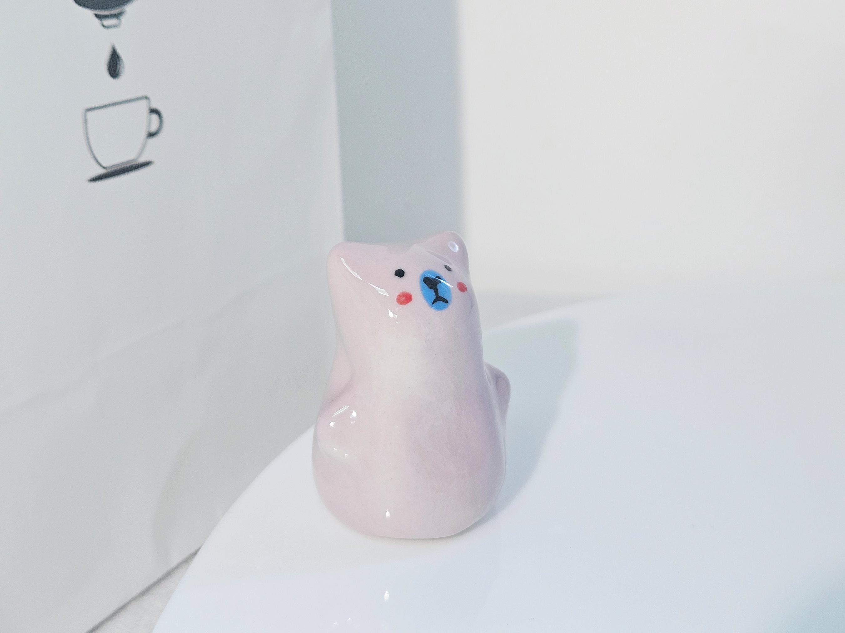 Ceramic Pastel Animal Figurines Decorative Ornaments for Home Table Display