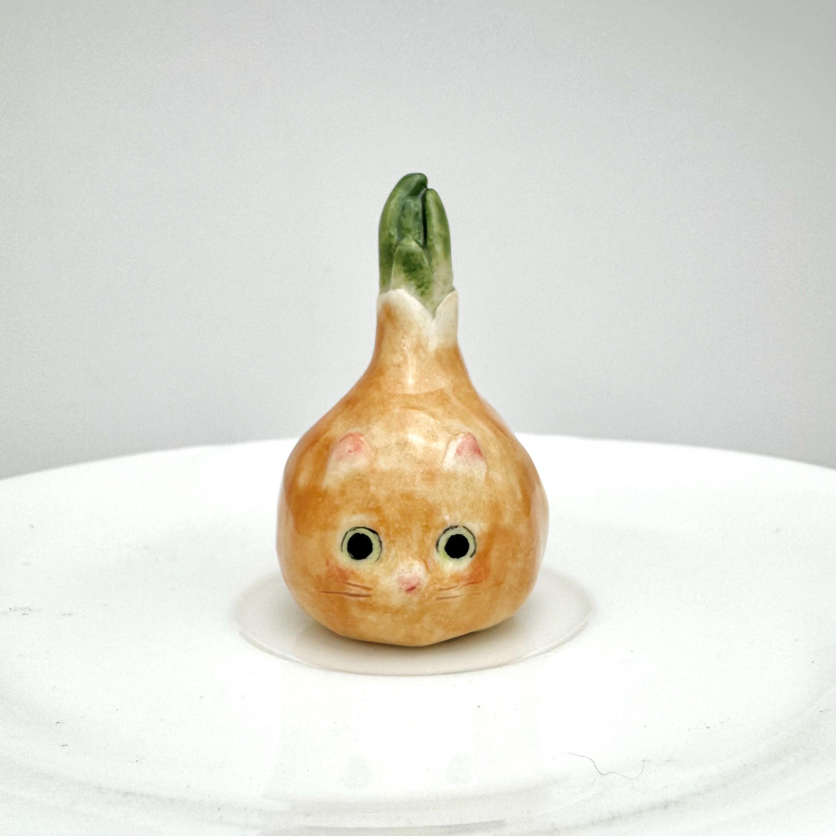 Ceramic Cat Jewelry Holder Vegetable‑Inspired Decorative Dish for Home Vanity Display