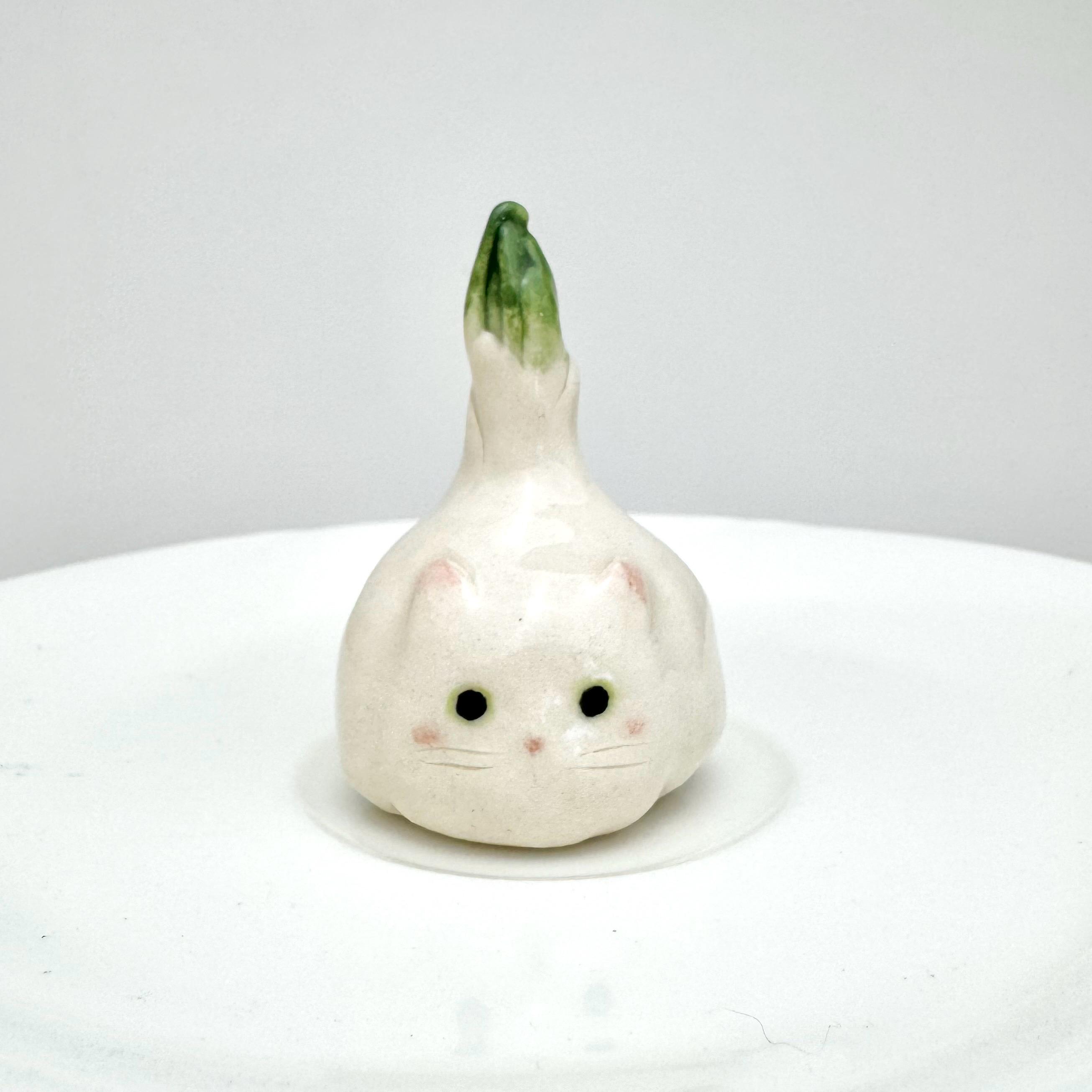 Ceramic Cat Jewelry Holder Vegetable‑Inspired Decorative Dish for Home Vanity Display